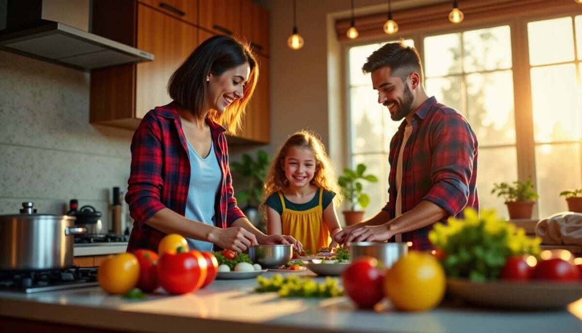 La cuisine : scène privilégiée des instants précieux en famille
