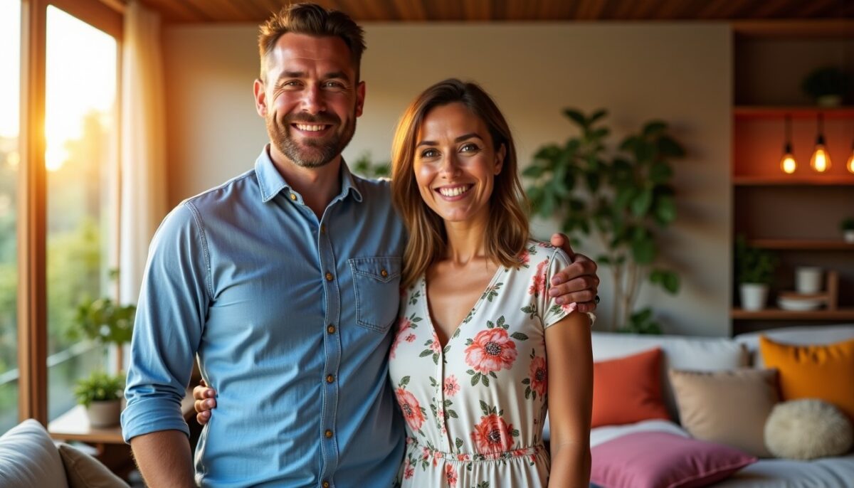 Découvrez comment ce couple métamorphose 77 m² en un nid familial ingénieux et chaleureux