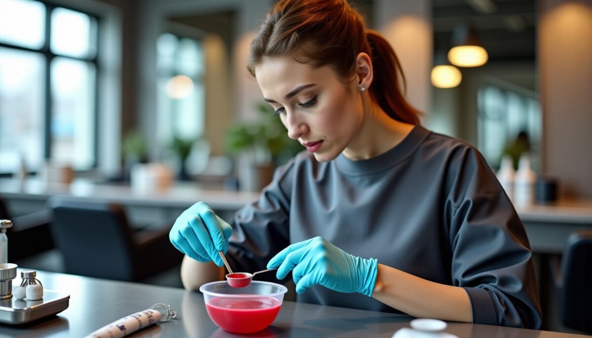 Quelle est la durée de conservation optimale d'une coloration déjà préparée ?